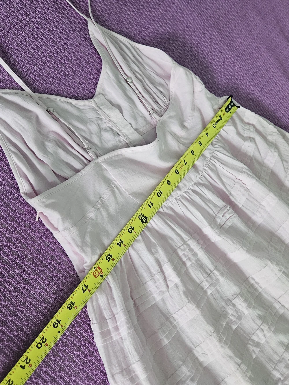 J. Crew Light Pink Tiered Spaghetti-Strap Maxi Dress